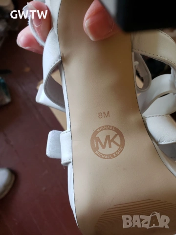 Michael Kors Demi Leather Sandal, естествена кожа, снимка 14 - Сандали - 54185496