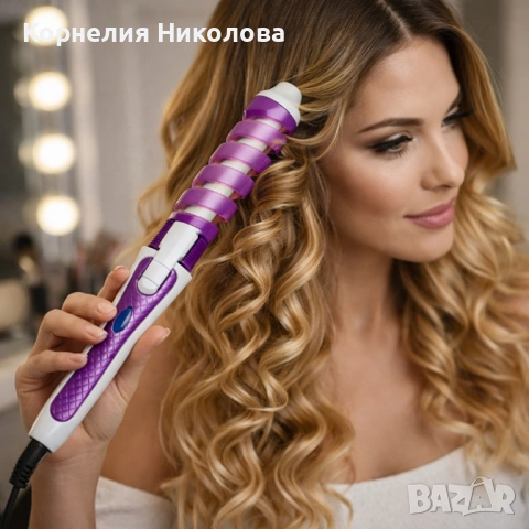 Маша за перфектни къдрици у дома или в салона, снимка 8 - Аксесоари за коса - 54183444
