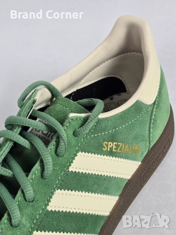 НОВИ adidas Handball Spezial Green – Естествен велур (Оригинал) рст 42 2/3, снимка 4 - Маратонки - 54279136