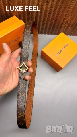 Louis Vuitton ⚜️ Естествена Кожа , снимка 4 - Колани - 54894304