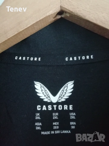 Utrecht Castore Polo оригинална черна мъжка тениска фланелка памучна Утрехт 2XL , снимка 5 - Тениски - 43356080