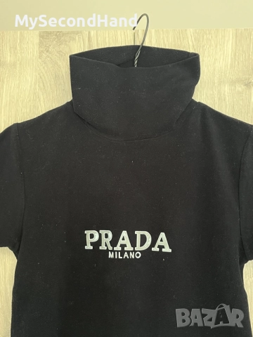 Prada vintage дамска блуза L, снимка 2 - Блузи с дълъг ръкав и пуловери - 55682682