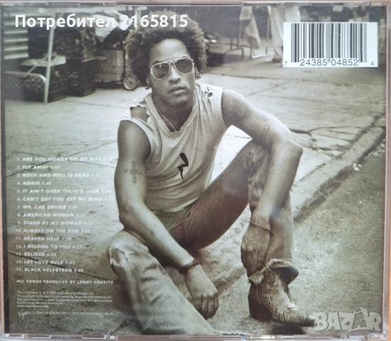 Lenny Kravitz Greatest hits cd, снимка 2 - CD дискове - 54513979