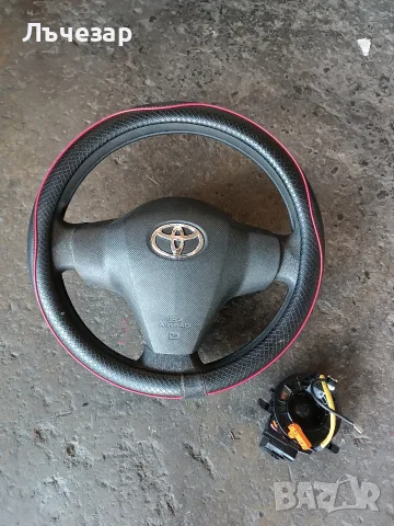 Волан с Airbag и лентов кабел за Toyota Yaris 2, снимка 2 - Аксесоари и консумативи - 55672673