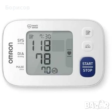 Апарат за измерване на кръвно налягане за китка Omron RS4, снимка 4 - Уреди за диагностика - 55619523