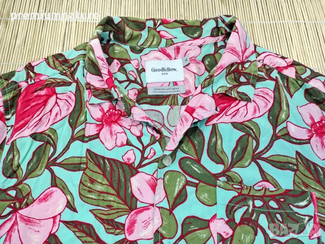 Goodfellow & Co Tropical / M / мъжка лятна риза с къси ръкави, снимка 7 - Ризи - 55599421