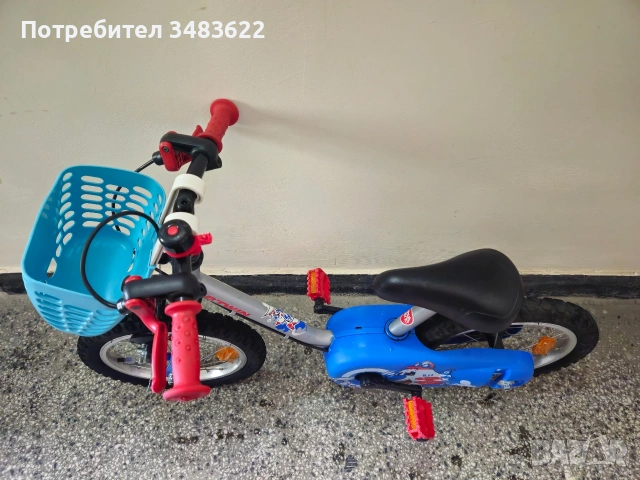 Детско колело/велосипед Btwin 14 цола, снимка 3 - Велосипеди - 54894260