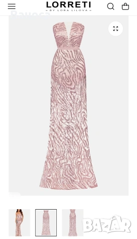 Официална рокля Lorreti(Хс,С,М рр), снимка 5 - Рокли - 54221034