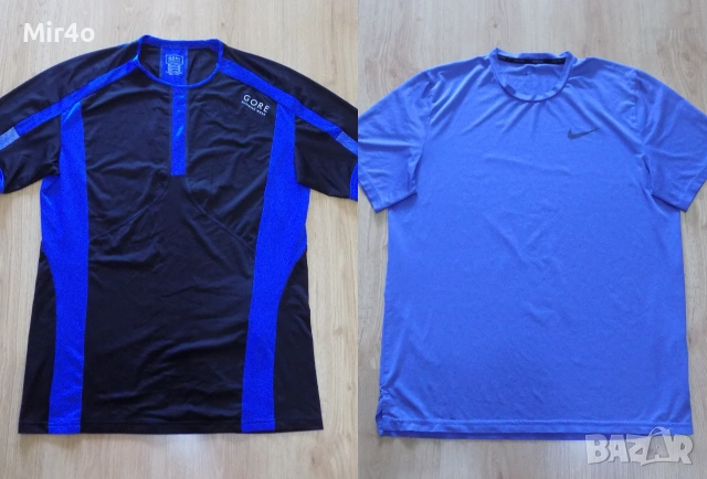 тениска gore running wear/nike pro блуза потник екип туризъм крос спорт тренировка мъжка оригинал M