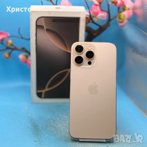 Apple iPhone 16 Pro Max, 512GB, 5G, Desert Titanium  , снимка 3 - Apple iPhone - 54449606
