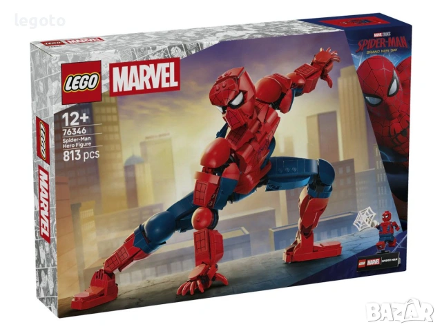НОВО ЛЕГО 76346 Супер Хироус - Фигура на Спайдърмен LEGO Super Heroes - Spider-Man Hero Figure 