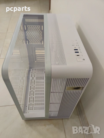 Кутия 1stPlayer RT7 White Case ATX LED display, снимка 3 - Захранвания и кутии - 55221990