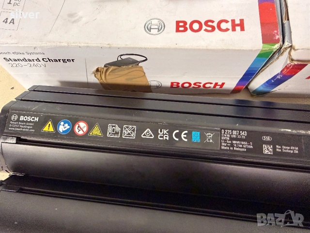 Батерия и зарядно за велосипед BOSCH POWER TUBE 625, снимка 11 - Друга електроника - 54484622