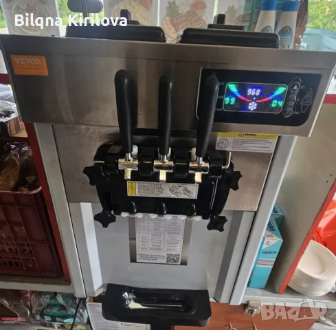 ПРОДАВАМ НОВА МАШИНА ЗА СЛАДОЛЕД!, снимка 2 - Хладилни витрини и фризери - 55322514