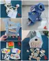 Продавам много запазени бебешки играчки Little Dutch, жирафа Софи, Стич, карти с визуални стимулации, снимка 1
