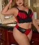 PinupPomp - Елегантен комплект Plus Size , снимка 3