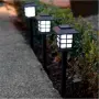 Комплект от 6 броя соларни LED лампи за двор и градина / Височина на соларната LED лампа: 27 см.; Ра, снимка 11