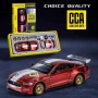 4744 Метален Ford Mustang GT 1:24 (Червен) – Модел с допълнителни части за модификация, снимка 2