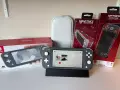 Nintendo Switch Lite сив – пълен комплект, калъф и протектори, като нов, снимка 1