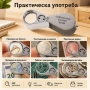 Професионална бижутерска джобна лупа с LED осветление 30X лед лампа за часовникари бижутери златари, снимка 4