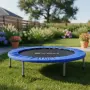 Батут без мрежа Byox 101cm/96cm — розов и син, до 100 кг, снимка 3