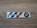 сребрист стикер Powered by BMW, снимка 1