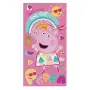 Детска памучна плажна кърпа за момиче розова peppa_1235579, снимка 1