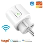 Смарт WiFi контакт 20A 4400W Tuya – Мониторинг на консумацията, Alexa, Google Home, Таймер 10316, снимка 7