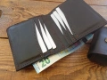 Ръчно изработен мъжки кожен портфейл , снимка 6