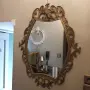 Конзола и огледало, месинг, снимка 2