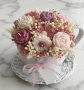 🌷 Ръчно изработени кошници със сапунени цветя и свещи по поръчка., снимка 4