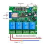 Интелигентно WiFi реле с 4 канала Tuya 220V, 2000W/канал, гласов контрол Alexa – за гаражни 10312, снимка 17