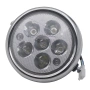 Кръгъл LED фар 5 инча за електрически скутер Citycoco, Harley, мотоциклет и ATV 12V-80V 50000ч 10423, снимка 9
