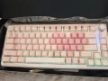 YUNZII B75 PRO Pink Edition – Cocoa Cream V2 | Hot-Swap | Tri-Mode | RGB | Геймърска механична клави, снимка 2