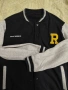 Varsity Jacket (Letterman Jacket) Преходно яке тъмно синьо/ сиво, снимка 1