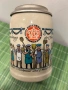 Колекционерска немска бирена халба "Deininger Bier" с метален капак, снимка 1