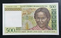 Мадагаскар.
500 франка.
1995 година.UNC., снимка 1