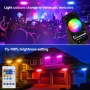 Govee смарт LED външно осветление за монтаж с RGB + CCT, дистанционно управление и таймер, снимка 4