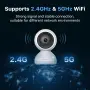JUOVI 4MP Вътрешна охранителна камера с 2.4/5 GHz WiFi, нощно виждане, двупосочно аудио, снимка 7