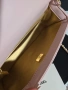 Chanel Flap Bag Gold logo Дамска Розова Чанта От Естествена Телешка Кожа Код Brand Luxury Fashion27, снимка 8
