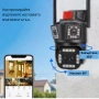 Тройна Smart WiFi безжична IP камера с 12MP и нощно виждане, снимка 1