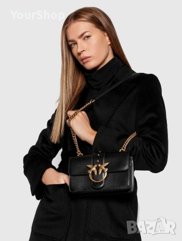 PINKO Love One Mini – оригинална кожена чанта | НОВА , снимка 2 - Чанти - 54061434