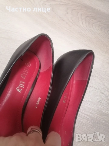 38н.Елегантни дамски обувки, ток 8 см, стелка 24,5 см. , снимка 4 - Дамски елегантни обувки - 54208059