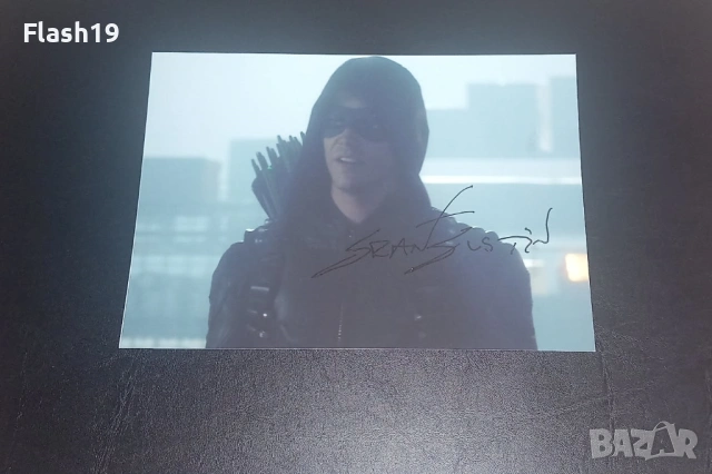 ⭐ Автограф Грант Гъстин (Grant Gustin) - The Flash ⭐ (виж описанието), снимка 2 - Колекции - 54392497