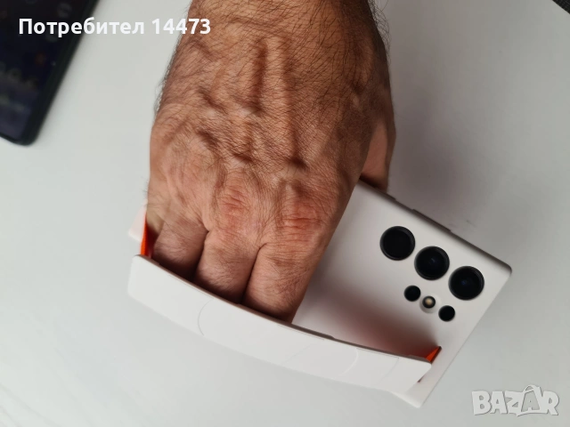 оригинален силиконов кейс с каишка Samsung Galaxy S23 Ultra Silicone Grip Case, снимка 6 - Калъфи, кейсове - 55164435