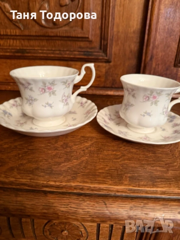 Royal Albert Cherish- сет за кафе и за чай, снимка 2 - Прибори за хранене, готвене и сервиране - 54061552