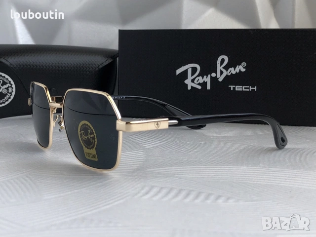 Ray Ban Ferrari  3 цвята мъжки слънчеви очила минерално стъклоло, снимка 12 - Слънчеви и диоптрични очила - 55153517