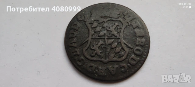 Liege Liard 1750, снимка 6 - Нумизматика и бонистика - 54398347
