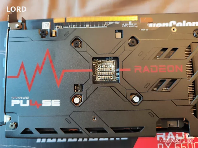 Видеокарта RX 6600 8GB Sapphire Pulse AMD, снимка 2 - Видеокарти - 55690619