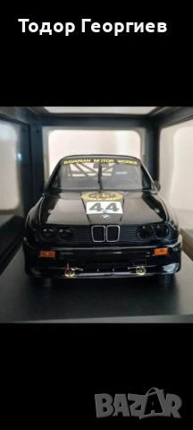 BMW E30 M3 1987 Minichamps 1:18, снимка 2 - Други ценни предмети - 54453581